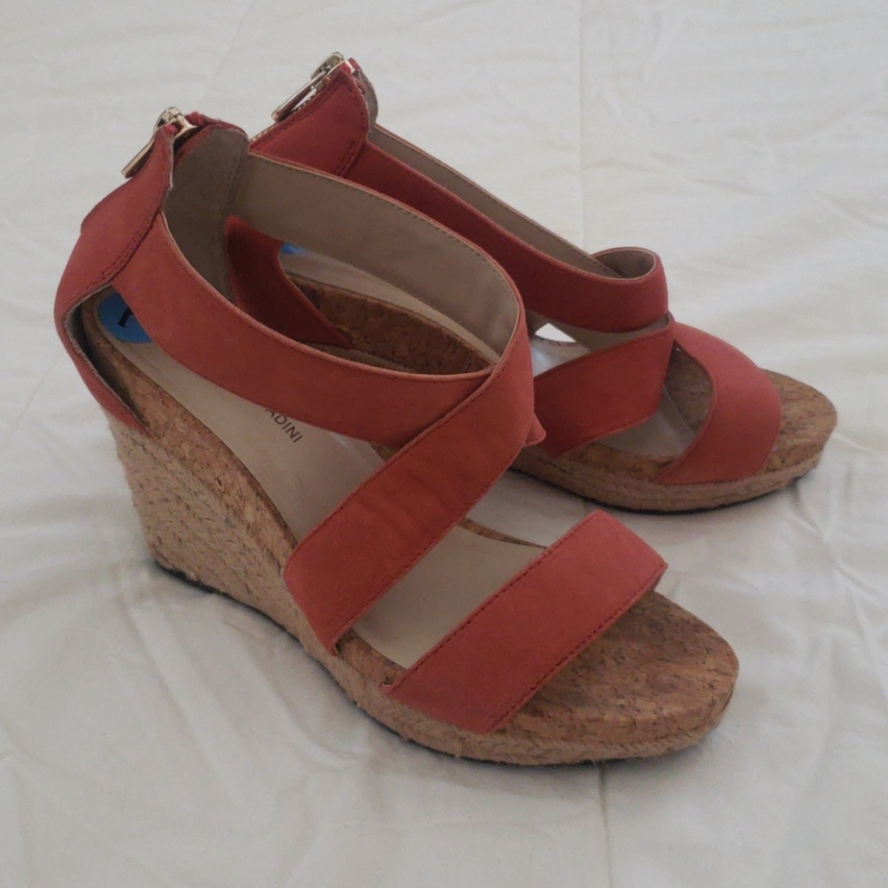 Strappy wedges